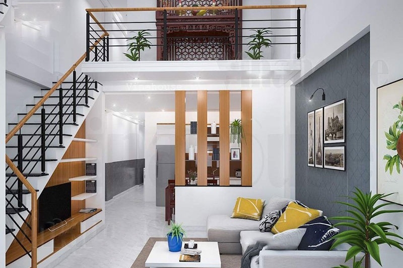 nhà cấp 4 gác lửng
