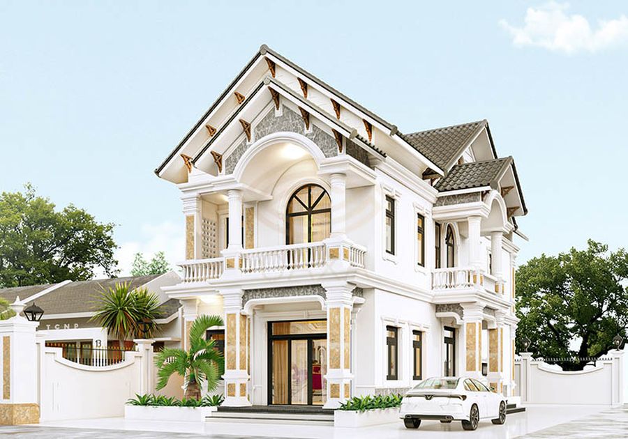 thiết kế nội thất nhà phố 2 tầng