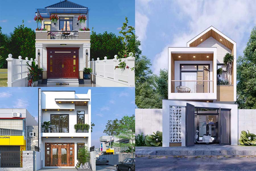 thiết kế nội thất nhà phố 2 tầng